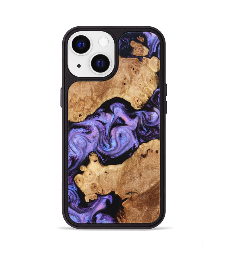 iPhone 13 Wood Phone Case - Debbi (Purple, 826748)