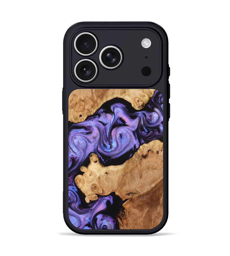 iPhone 17 Pro Wood Phone Case - Debbi (Purple, 826748)