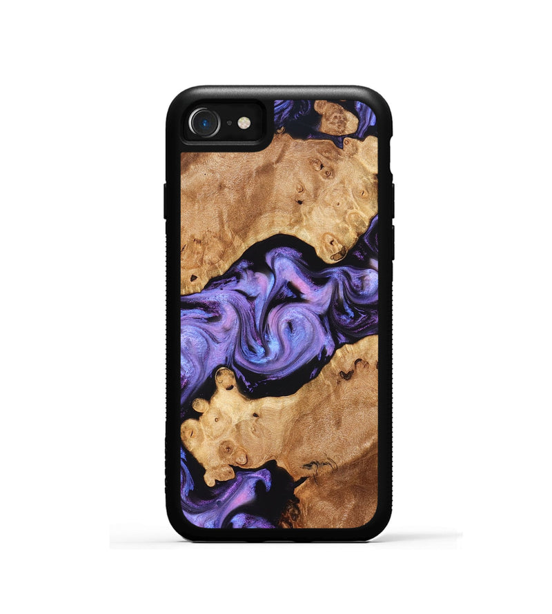 iPhone SE Wood Phone Case - Debbi (Purple, 826748)