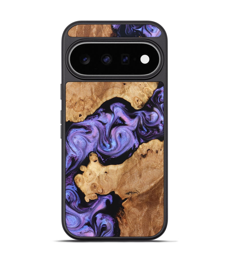 Pixel 11 Pro Wood Phone Case - Debbi (Purple, 826748)