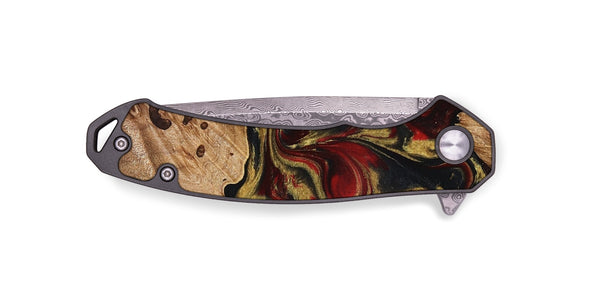 EDC Wood Pocket Knife - Abby (Red, 826749)