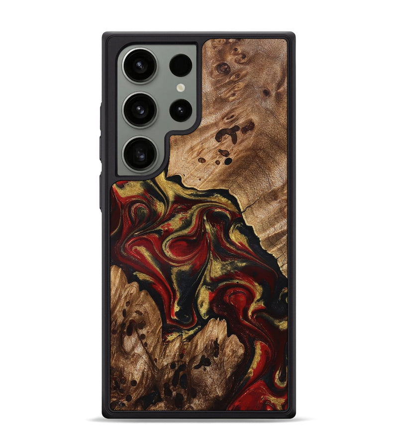 Galaxy S24 Ultra Wood Phone Case - Abby (Red, 826749)