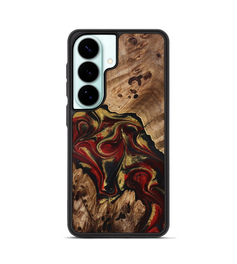 Galaxy S26 Wood Phone Case - Abby (Red, 826749)