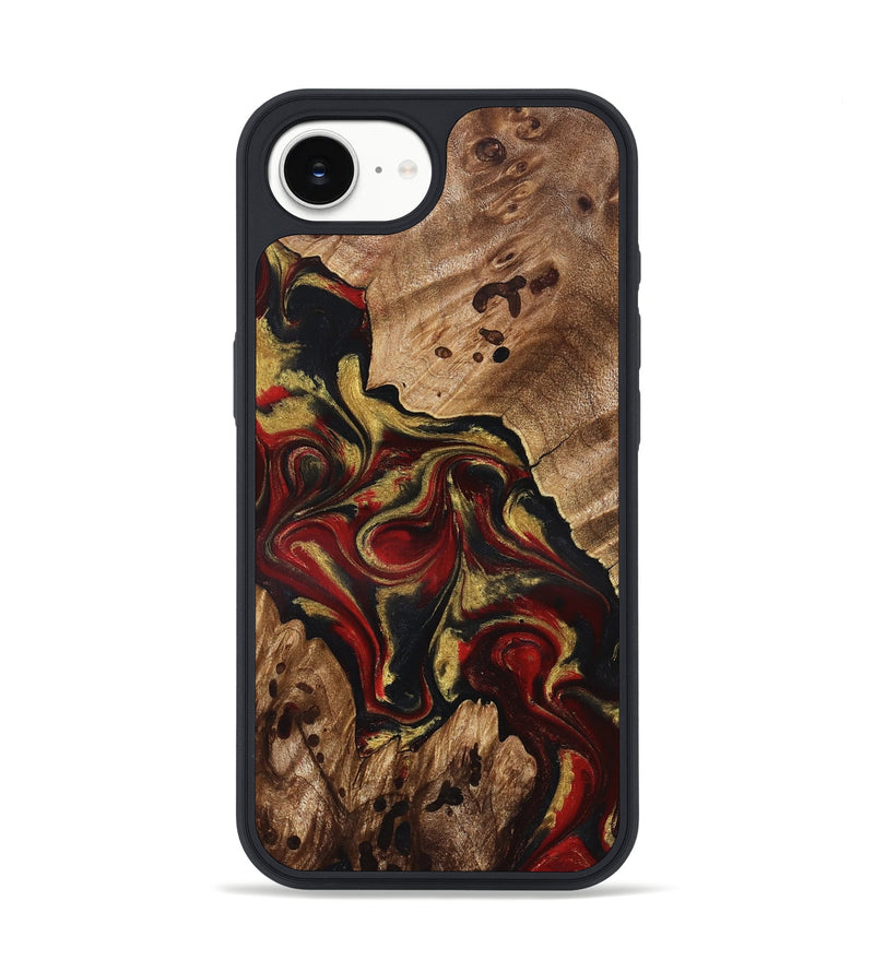 iPhone 16e Wood Phone Case - Abby (Red, 826749)