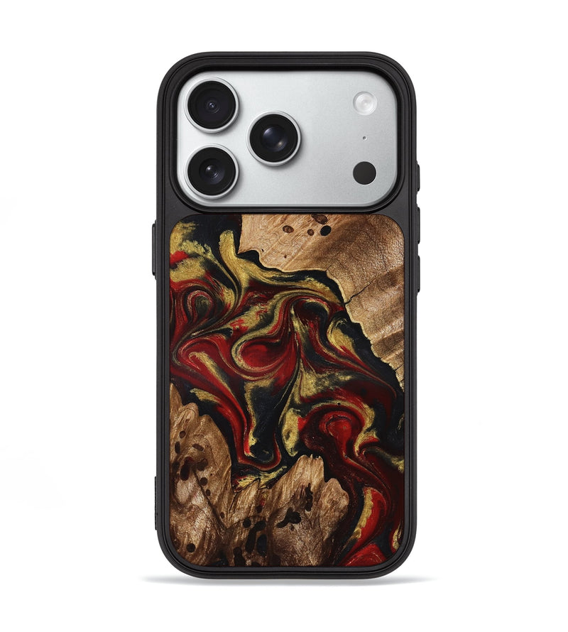 iPhone 18 Pro Wood Phone Case - Abby (Red, 826749)