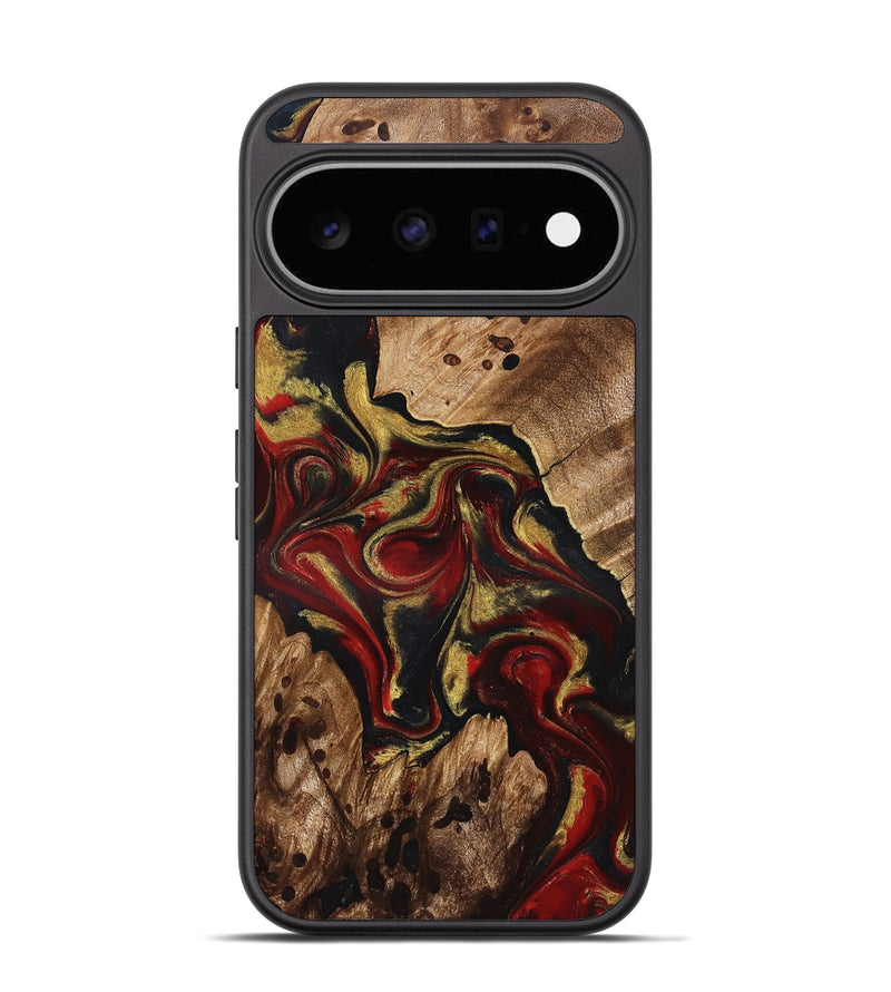 Pixel 11 Wood Phone Case - Abby (Red, 826749)