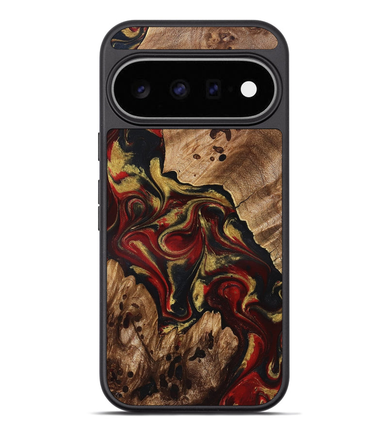 Pixel 11 Pro XL Wood Phone Case - Abby (Red, 826749)