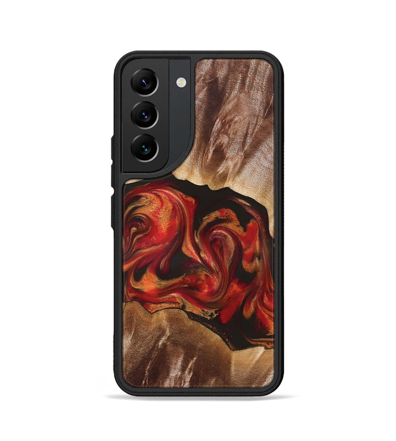 Galaxy S22 Wood Phone Case - Unknown (Red, 826750)