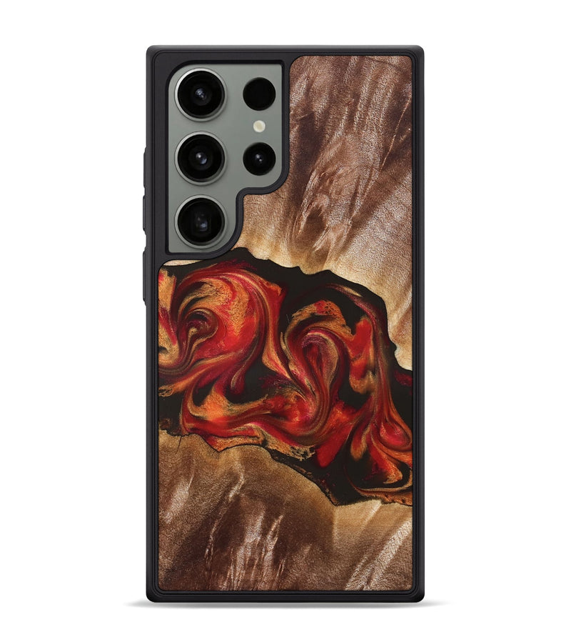 Galaxy S24 Ultra Wood Phone Case - Unknown (Red, 826750)