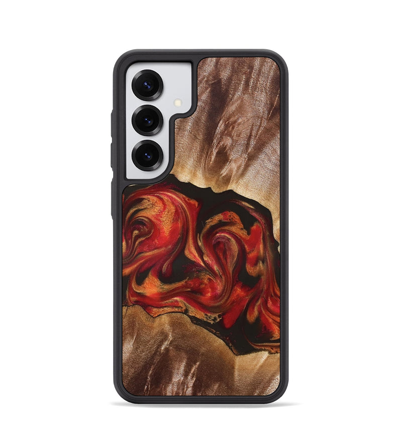 Galaxy S25 Wood Phone Case - Unknown (Red, 826750)