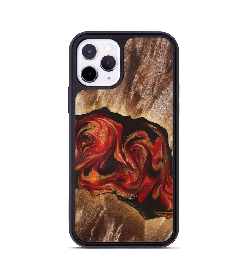 iPhone 11 Pro Wood Phone Case - Unknown (Red, 826750)