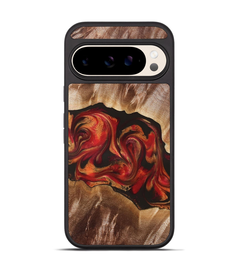 Pixel 10 Wood Phone Case - Unknown (Red, 826750)