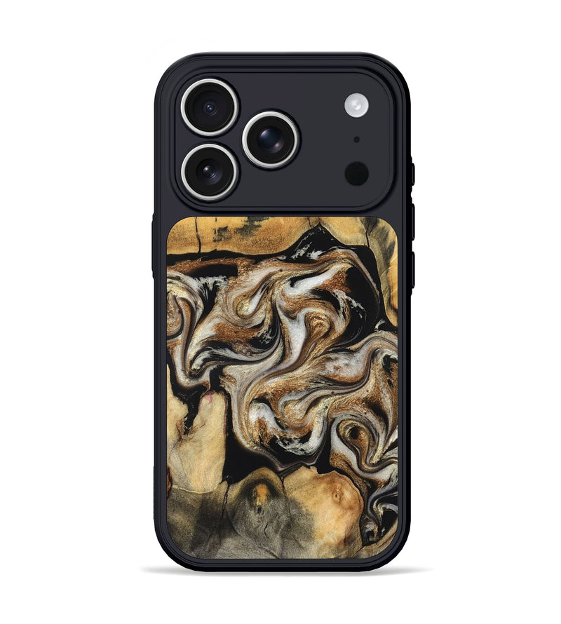 iPhone 17 Pro Wood Phone Case - Mack (Black & White, 826754)