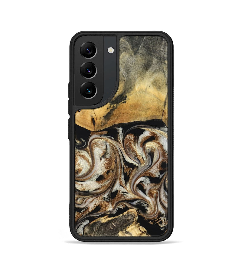 Galaxy S22 Wood Phone Case - Tariq (Black & White, 826758)