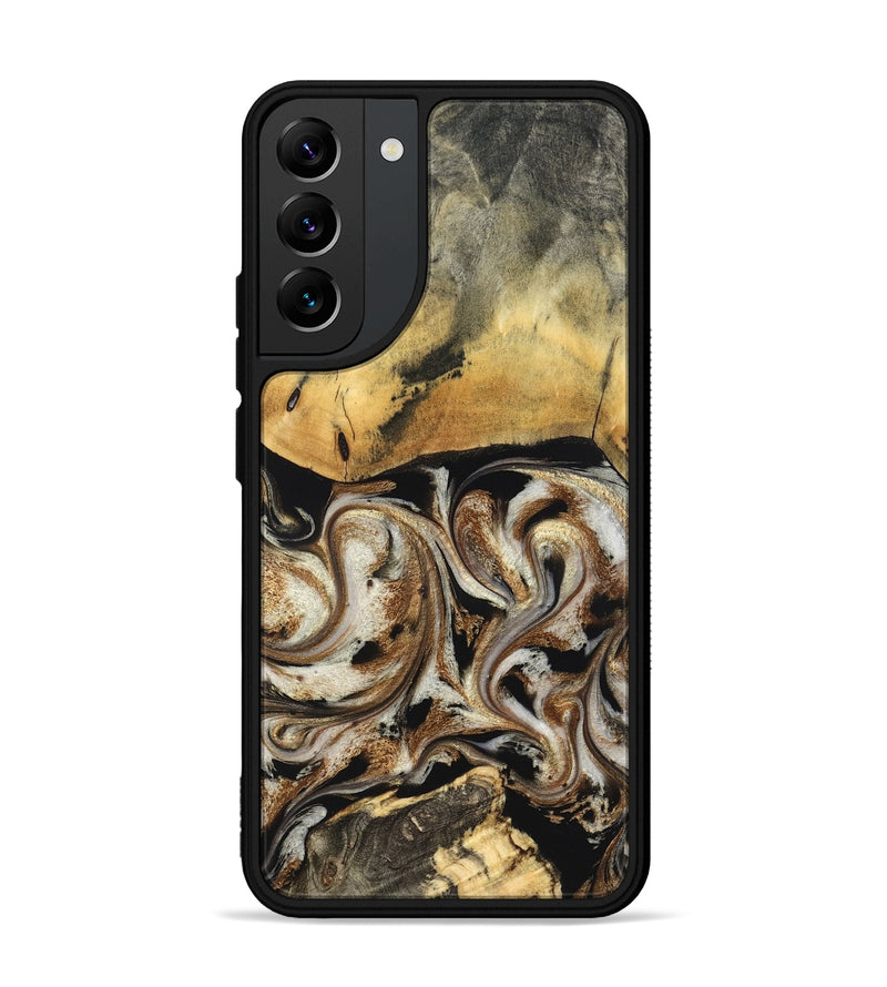 Galaxy S22 Plus Wood Phone Case - Tariq (Black & White, 826758)
