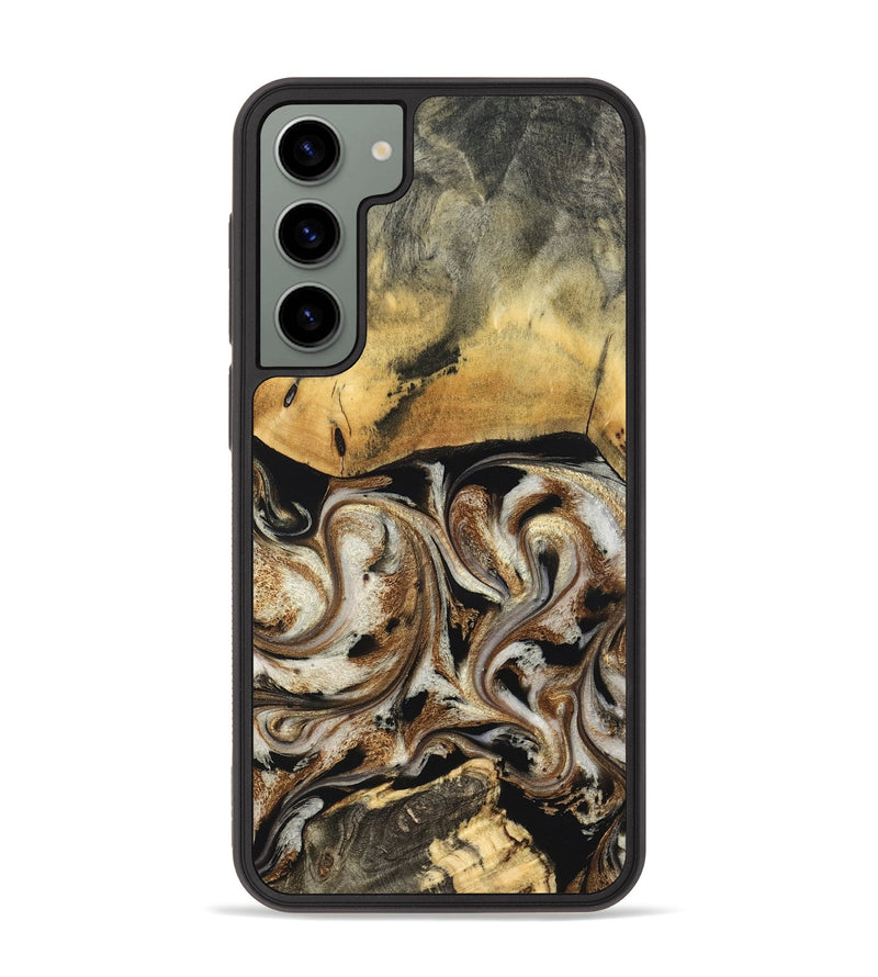Galaxy S23 Plus Wood Phone Case - Tariq (Black & White, 826758)