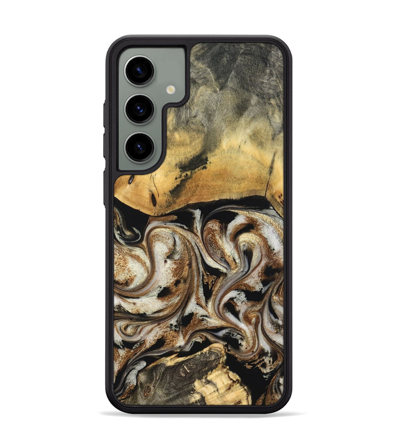Galaxy S24 Plus Wood Phone Case - Tariq (Black & White, 826758)
