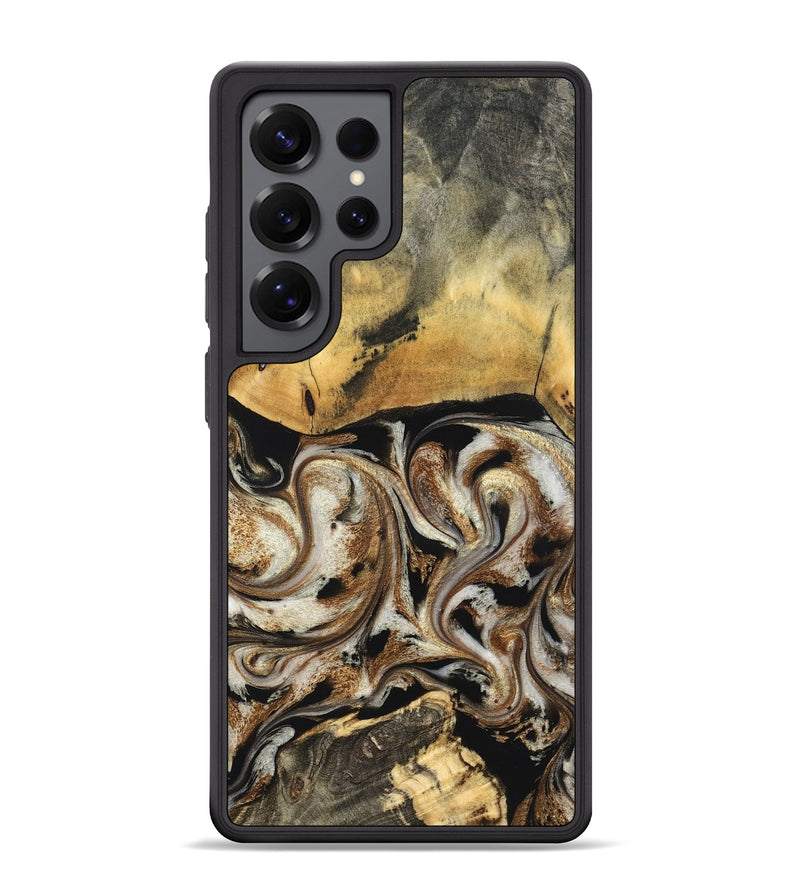 Galaxy S25 Ultra Wood Phone Case - Tariq (Black & White, 826758)