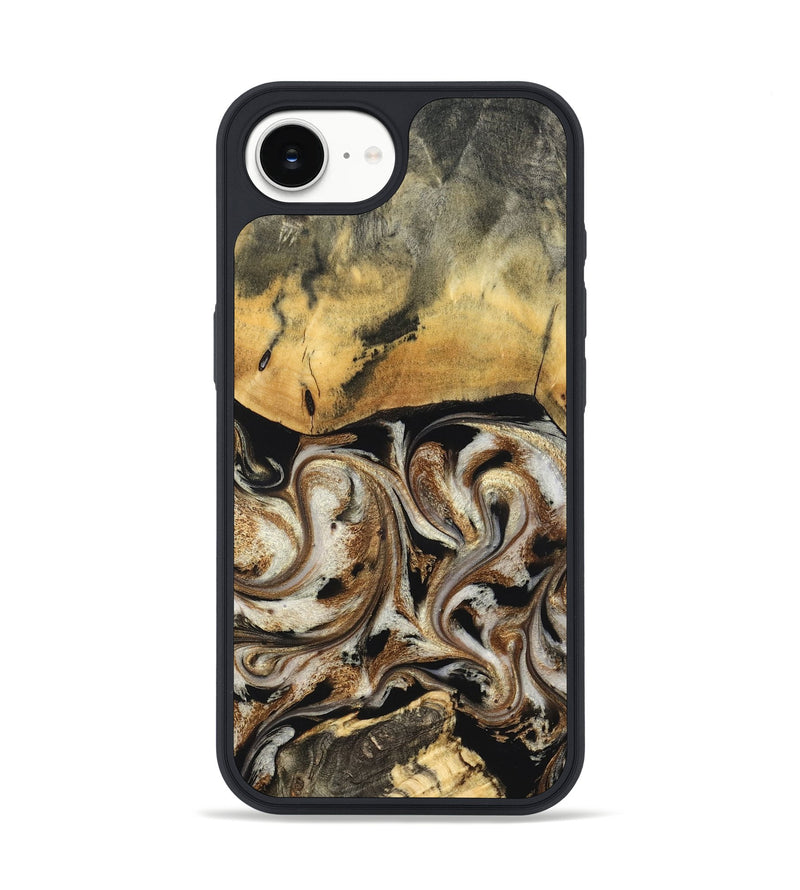 iPhone 16e Wood Phone Case - Tariq (Black & White, 826758)