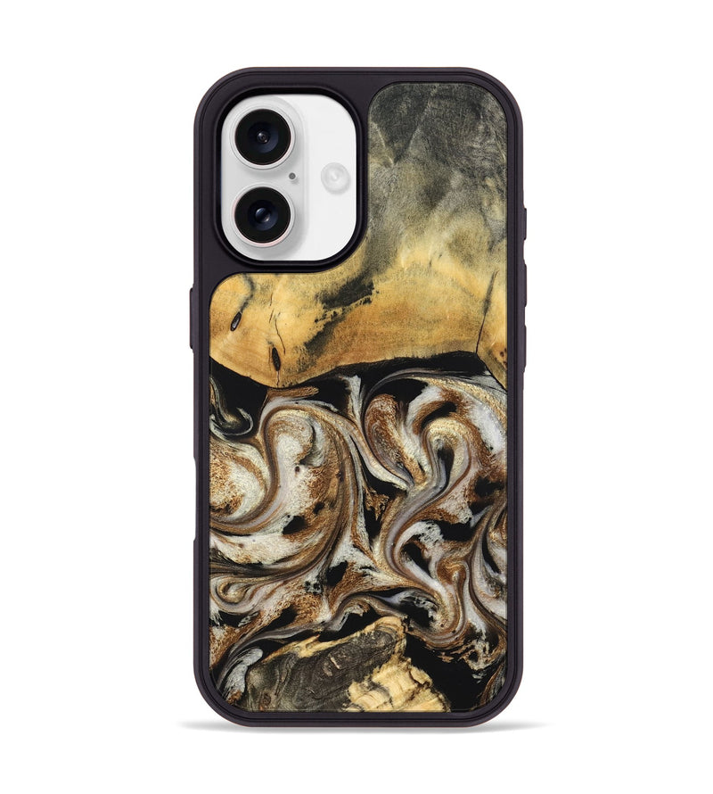 iPhone 17 Wood Phone Case - Tariq (Black & White, 826758)