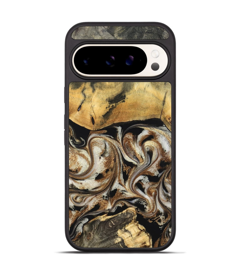 Pixel 9 Pro Wood Phone Case - Tariq (Black & White, 826758)