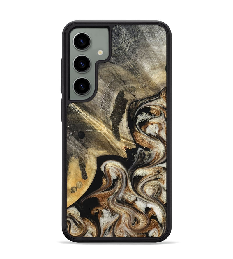Galaxy S24 Plus Wood Phone Case - Jaslyn (Black & White, 826759)