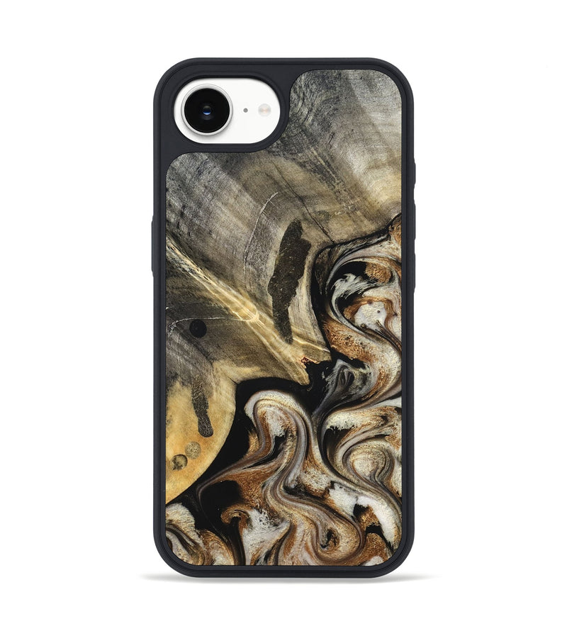 iPhone 16e Wood Phone Case - Jaslyn (Black & White, 826759)