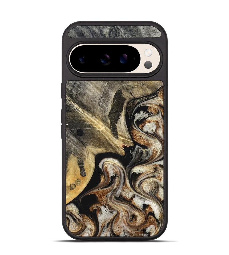 Pixel 10 Wood Phone Case - Jaslyn (Black & White, 826759)