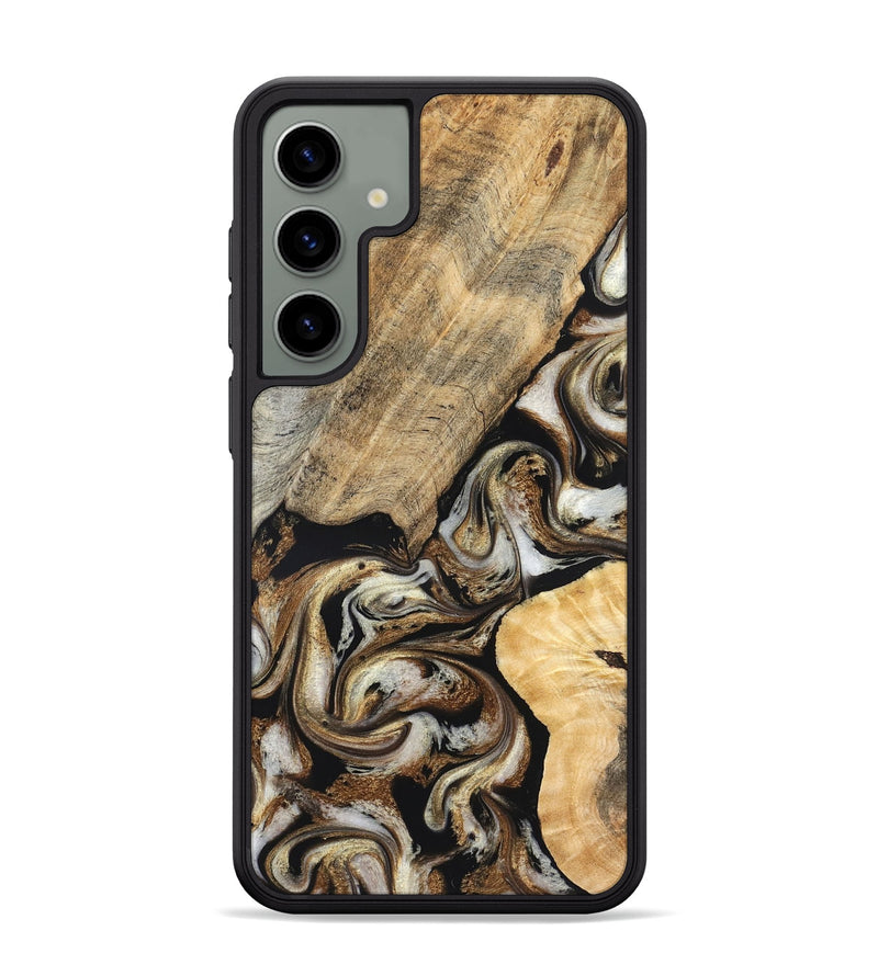Galaxy S24 Plus Wood Phone Case - Ike (Black & White, 826760)