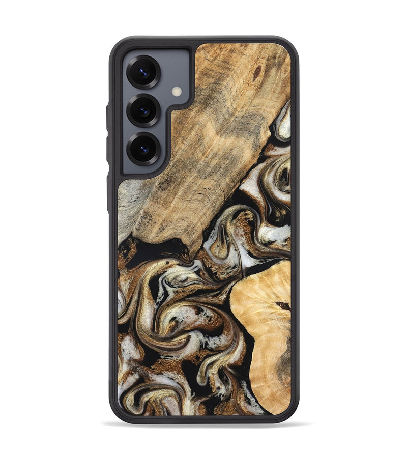 Galaxy S25 Plus Wood Phone Case - Ike (Black & White, 826760)