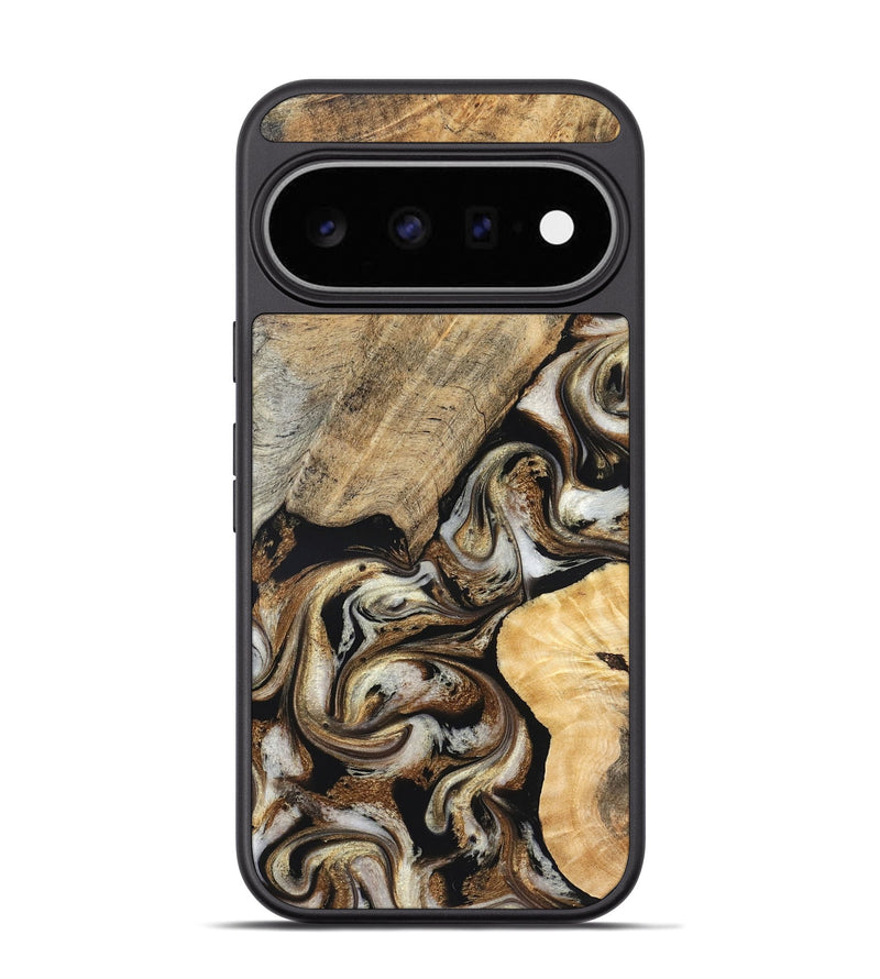 Pixel 11 Pro Wood Phone Case - Ike (Black & White, 826760)