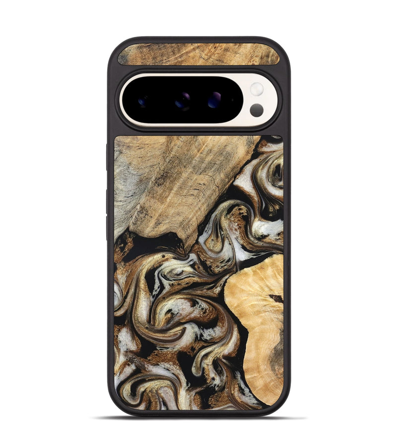 Pixel 9 Pro Wood Phone Case - Ike (Black & White, 826760)