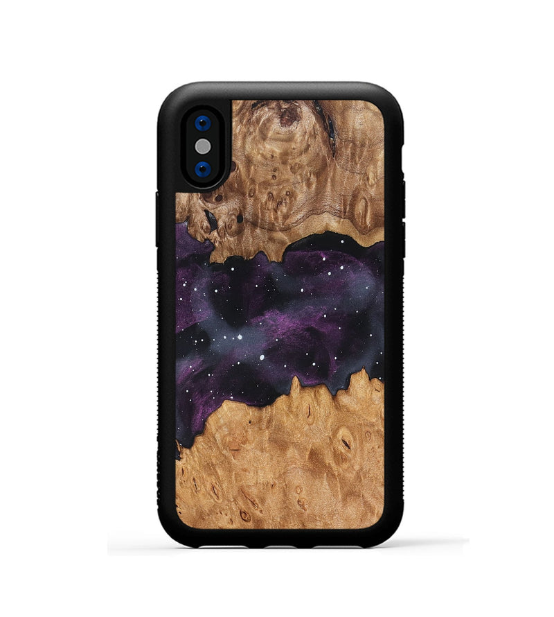 iPhone Xs Wood Phone Case - Yandel (Cosmos, 826767)