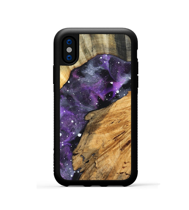 iPhone Xs Wood Phone Case - Danette (Cosmos, 826776)