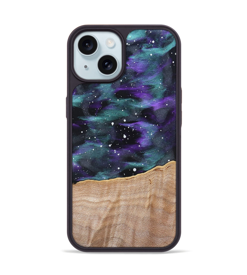 iPhone 15 Wood Phone Case - Kristy (Cosmos, 826793)