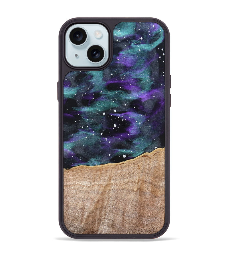 iPhone 15 Plus Wood Phone Case - Kristy (Cosmos, 826793)