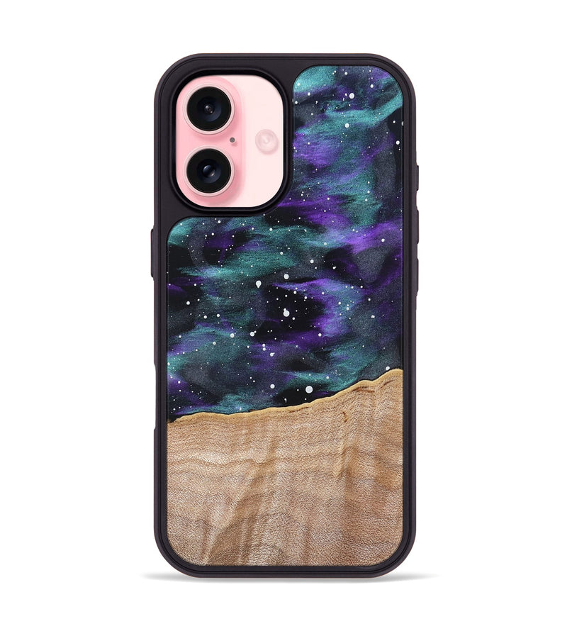 iPhone 16 Wood Phone Case - Kristy (Cosmos, 826793)