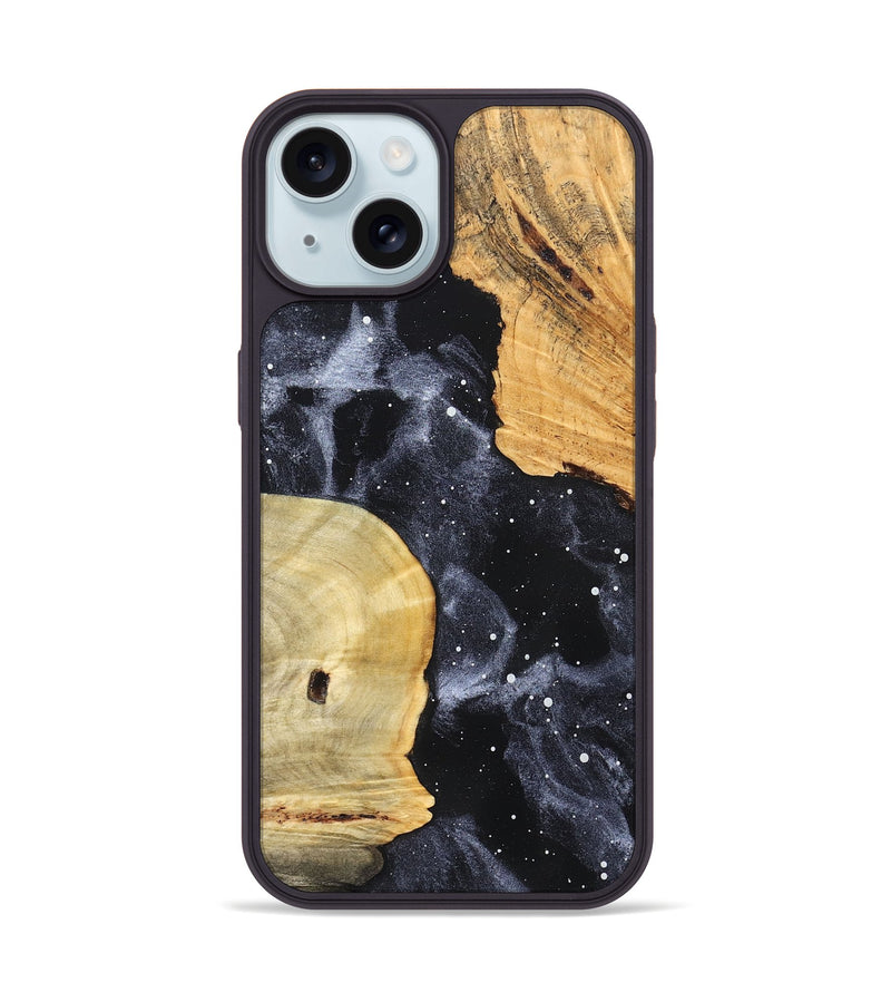 iPhone 15 Wood Phone Case - Krew (Cosmos, 826796)