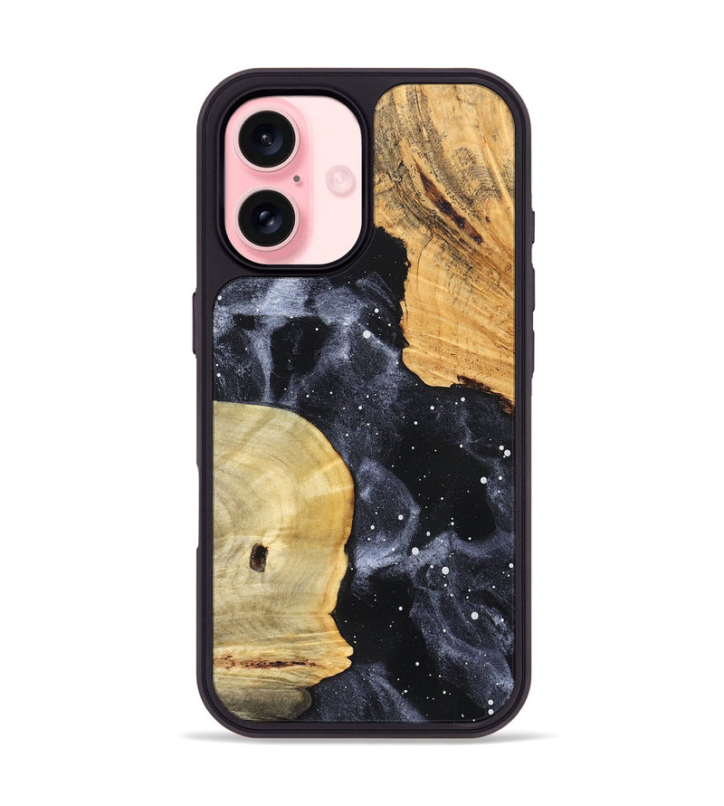 iPhone 16 Wood Phone Case - Krew (Cosmos, 826796)