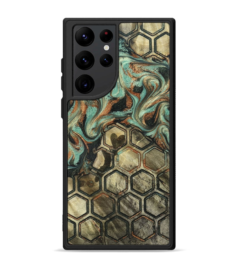 Galaxy S22 Ultra Wood Phone Case - Berry (Pattern, 826802)