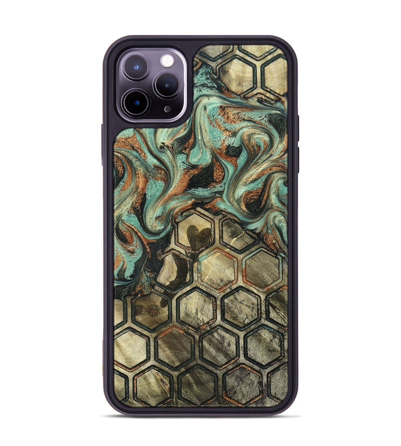 iPhone 11 Pro Max Wood Phone Case - Berry (Pattern, 826802)