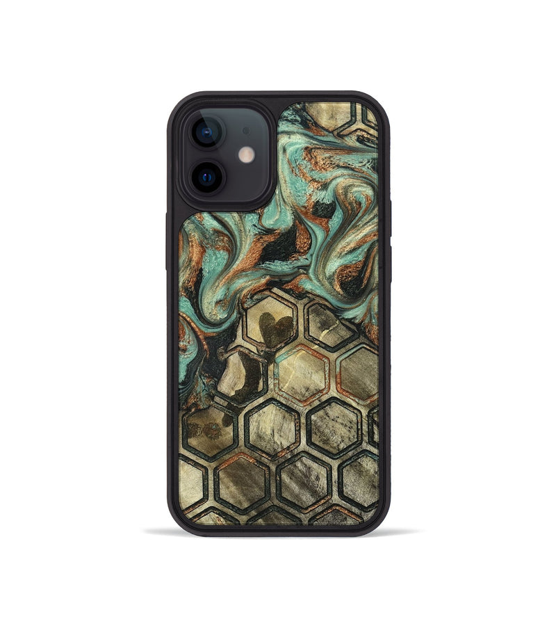 iPhone 12 mini Wood Phone Case - Berry (Pattern, 826802)