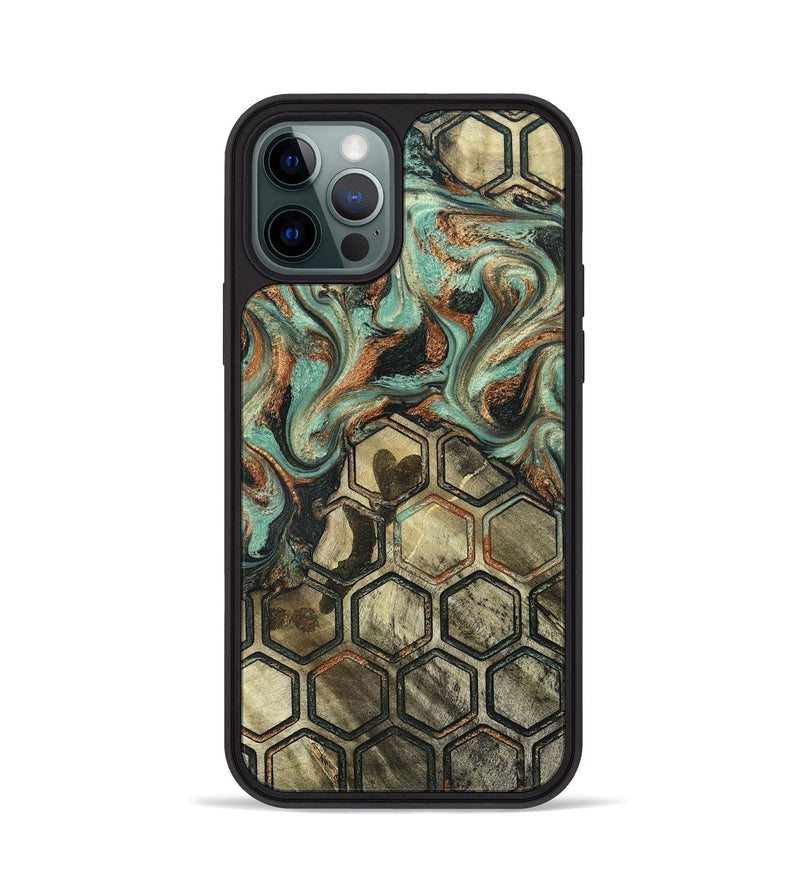 iPhone 12 Pro Wood Phone Case - Berry (Pattern, 826802)