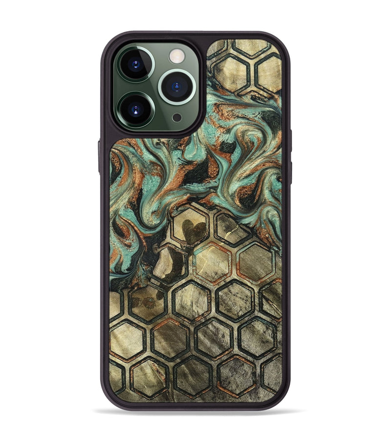iPhone 13 Pro Max Wood Phone Case - Berry (Pattern, 826802)