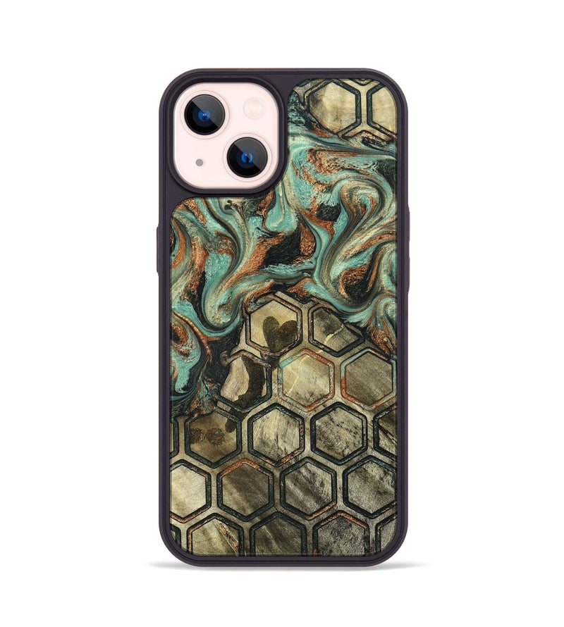 iPhone 14 Wood Phone Case - Berry (Pattern, 826802)