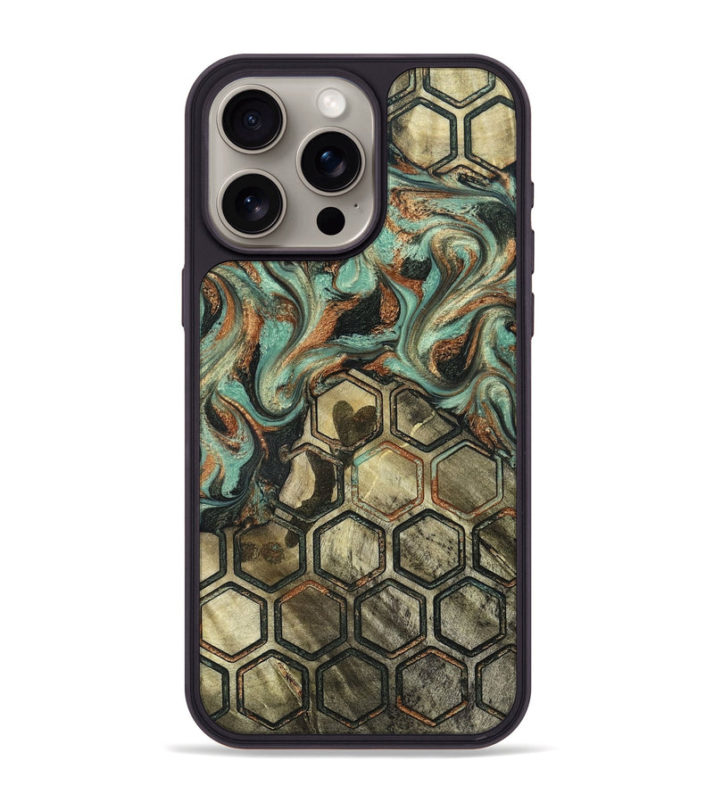 iPhone 15 Pro Max Wood Phone Case - Berry (Pattern, 826802)