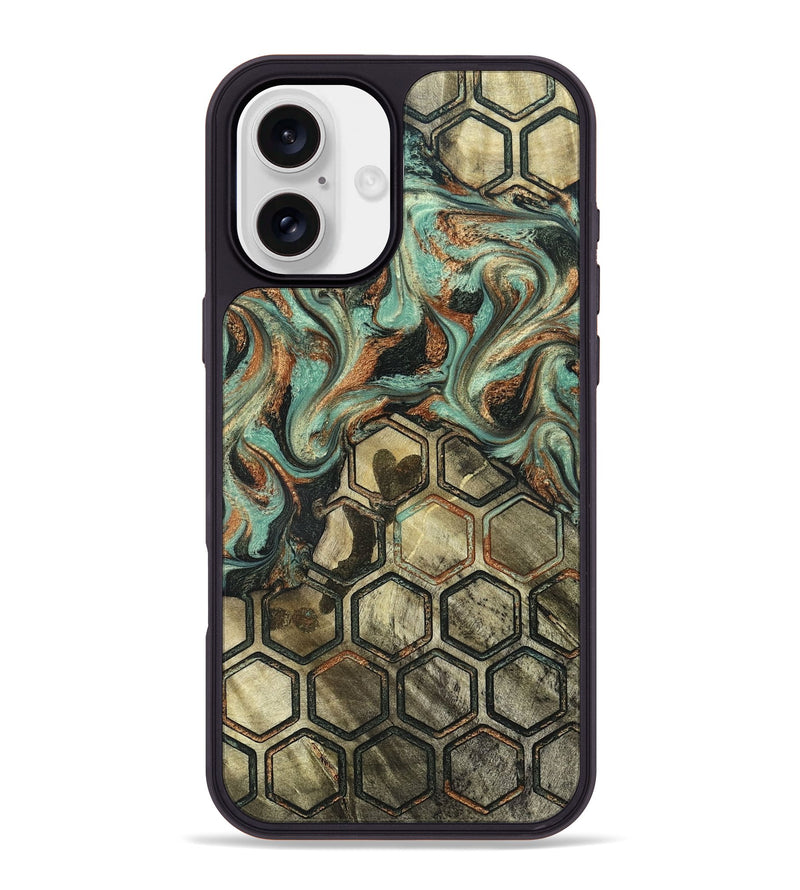 iPhone 16 Plus Wood Phone Case - Berry (Pattern, 826802)