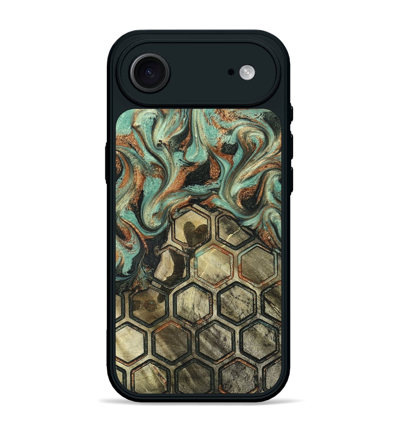 iPhone 17 Air Wood Phone Case - Berry (Pattern, 826802)