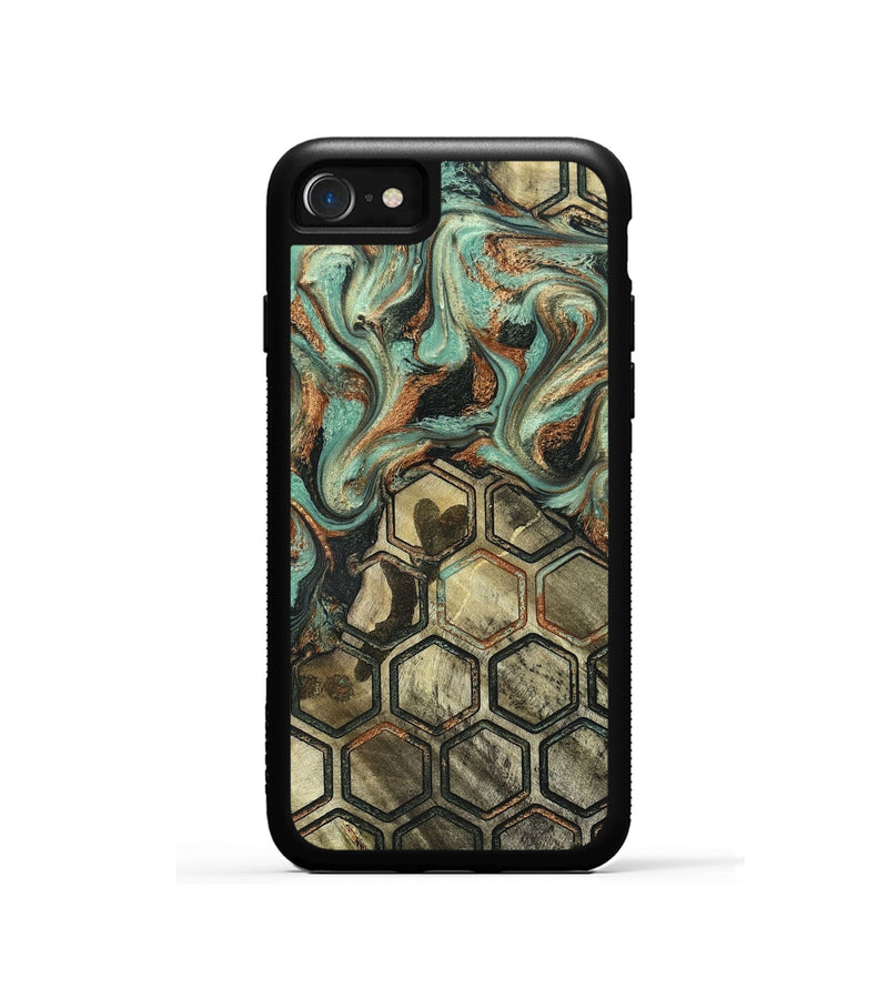 iPhone SE Wood Phone Case - Berry (Pattern, 826802)