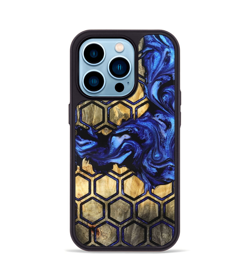 iPhone 14 Pro Wood Phone Case - Kailee (Pattern, 826803)